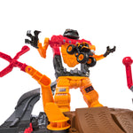 Monster Jam Smash & Bash Smash bot Playset with 1:64 Scale Trucks