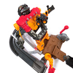 Monster Jam Smash & Bash Smash bot Playset with 1:64 Scale Trucks