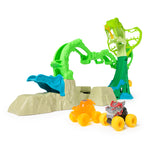 Monster Jam Mini Jams Cobra's Crazy Escape Playset with Mini Trucks