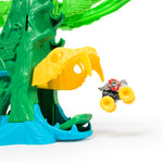 Monster Jam Mini Jams Cobra's Crazy Escape Playset with Mini Trucks