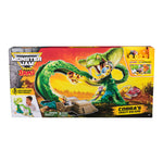 Monster Jam Mini Jams Cobra's Crazy Escape Playset with Mini Trucks