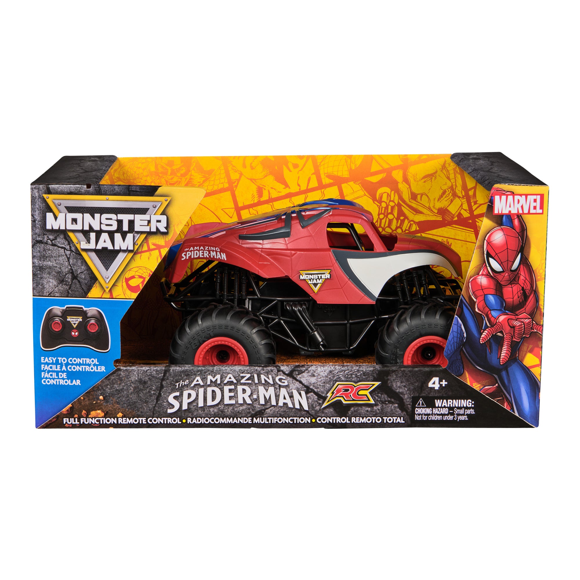 Monster Jam Spider-Man 1:24 Remote Control Monster Truck