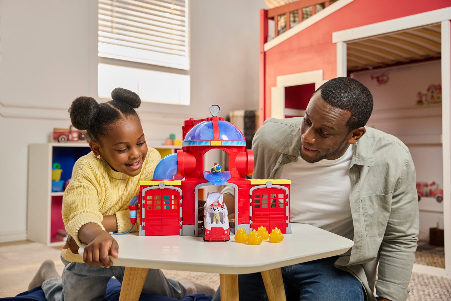 PAW Patrol Fire Station Playset | Marshall's Rescue HQ for Kids