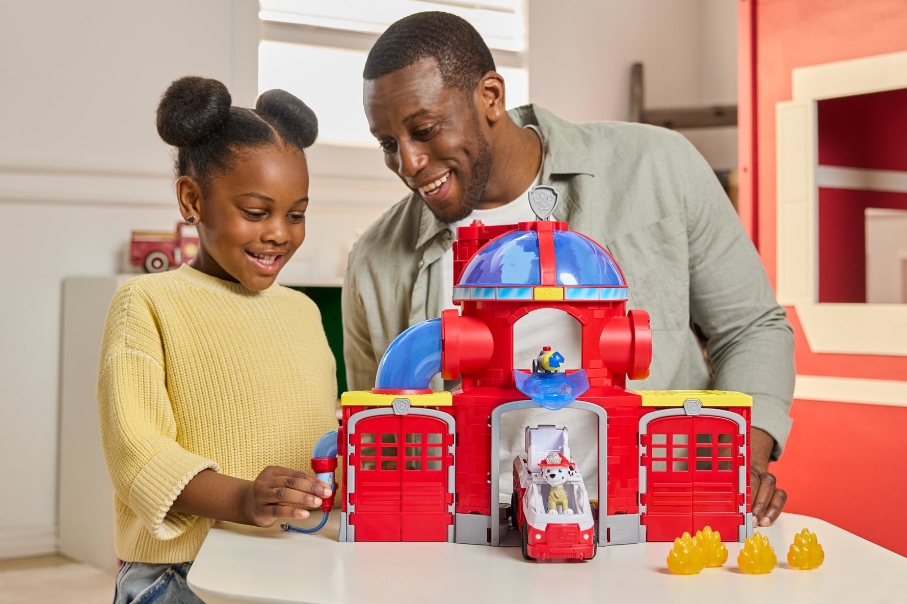 PAW Patrol Fire Station Playset | Marshall's Rescue HQ for Kids