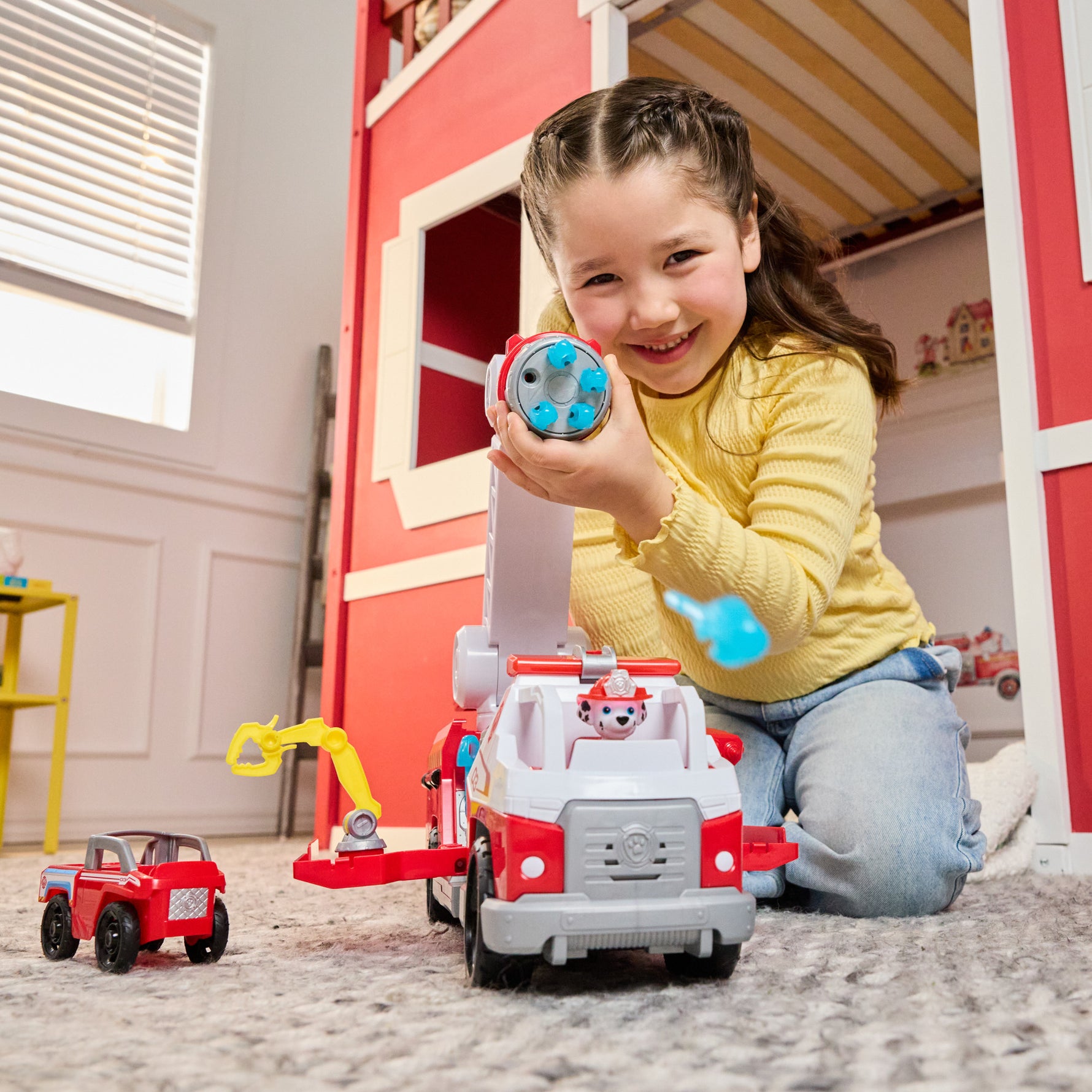 PAW Patrol Fire Rescue Deluxe Fire Truck | Marshall's Official Toy