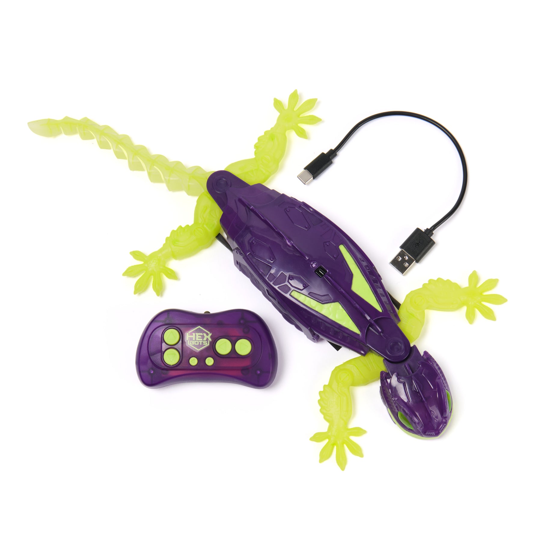 HexBug Hex Bots Wall Crawler Gecko Glow in the Dark