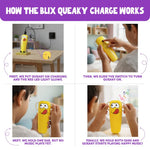 BLIX Queaky Charge – Rechargeable STEM Circuit Toy (Yellow)