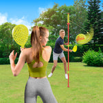 SWINGBALL CLASSIC WITH TWO AIRBATS AND REAL TENNIS BALL HEIGHT ADJ 1.65M