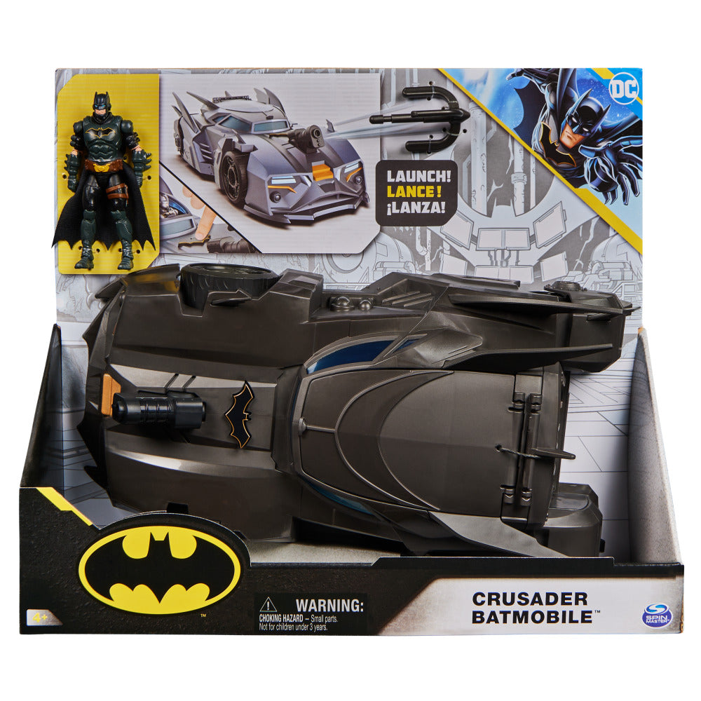 DC Batman Crusader Batmobile with 4" Figure