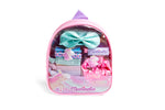 Martinelia Little Unicorn Hair Accessories Bag – 6-Piece Kids Hair Set in Mini Backpack