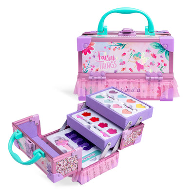 Martinelia Fairy Things Beauty Case with Tutu – 20-Piece Kids Ballerina Makeup Set