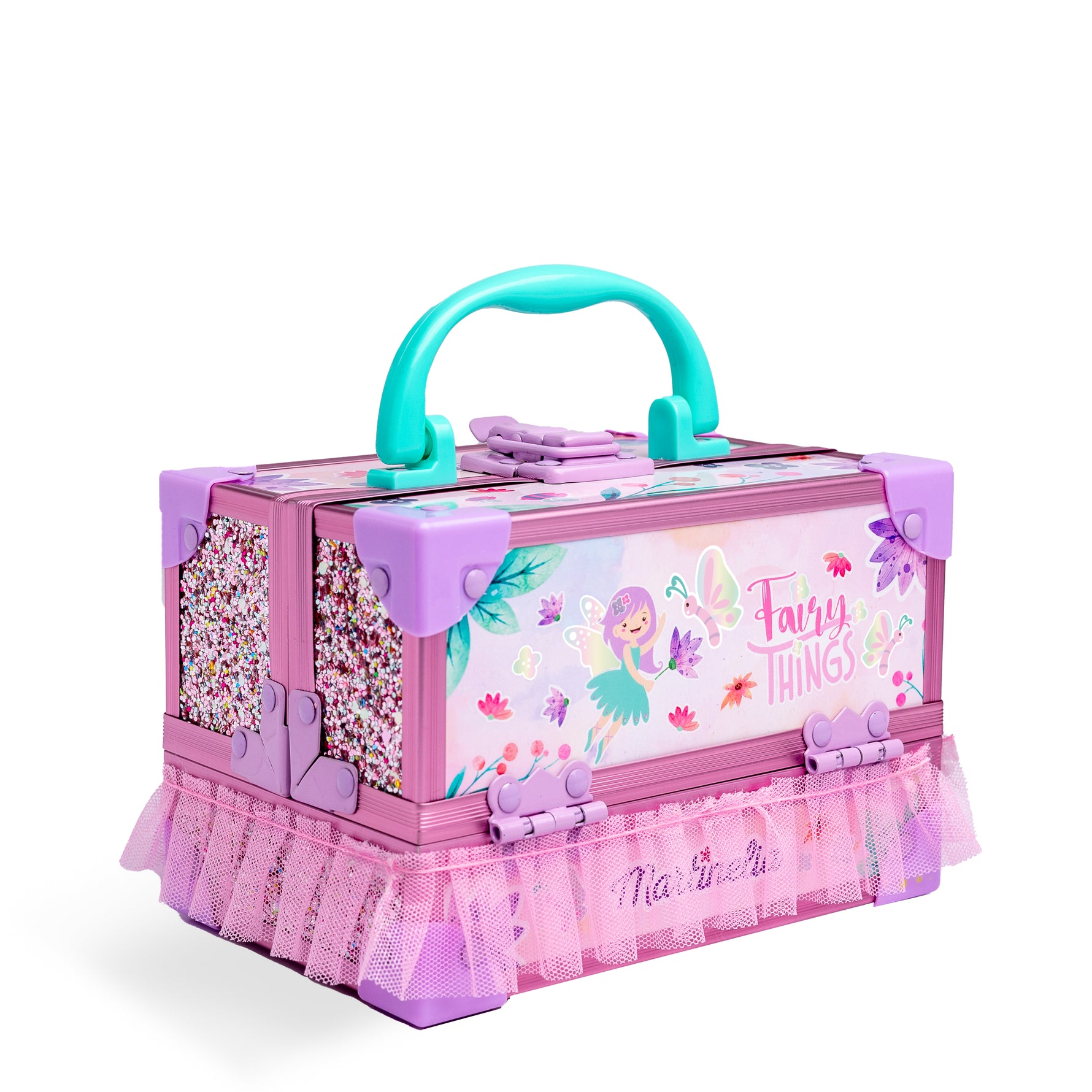 Martinelia Fairy Things Beauty Case with Tutu – 20-Piece Kids Ballerina Makeup Set