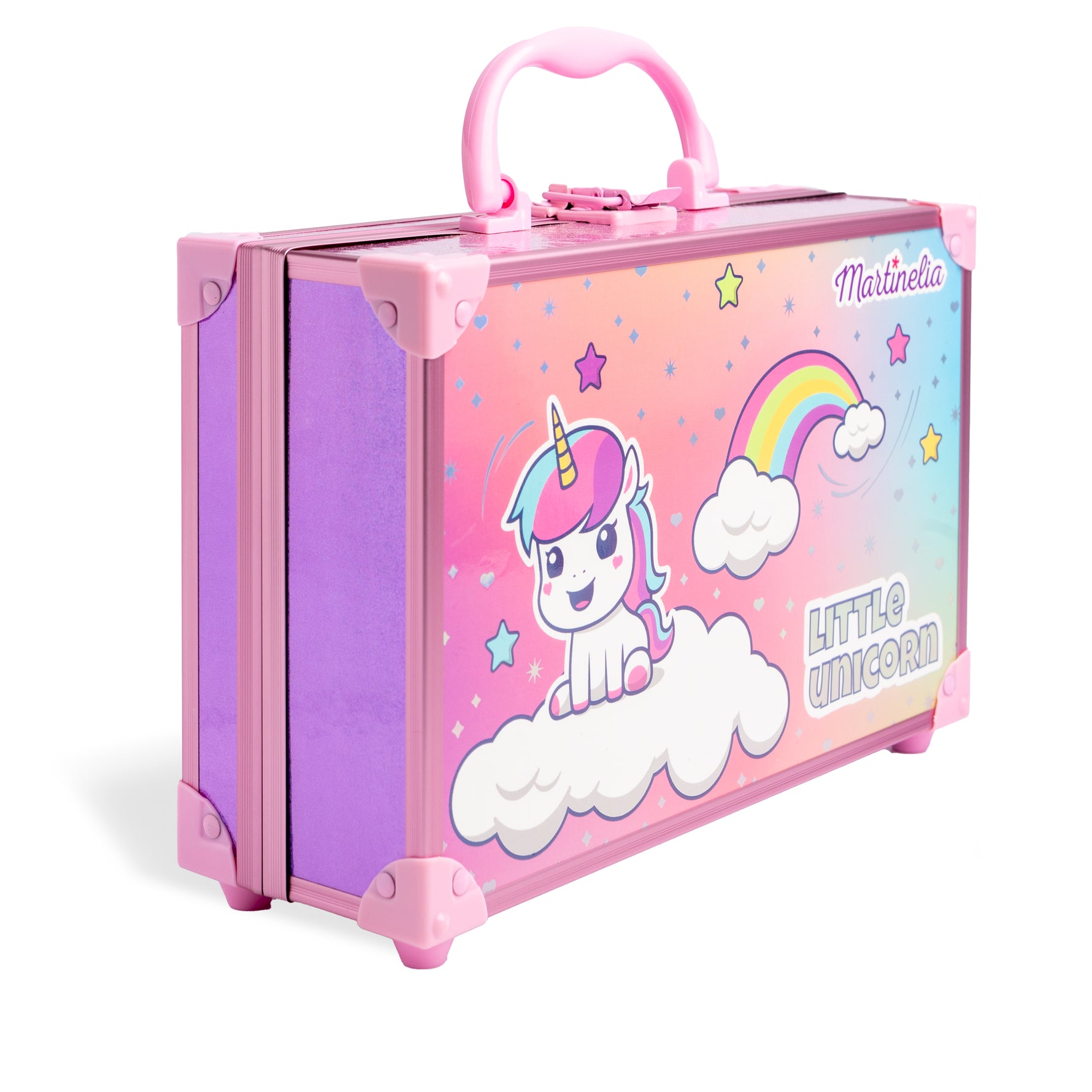 Martinelia Little Unicorn Perfect Traveller Case – 27-Piece Kids Makeup & Beauty Set