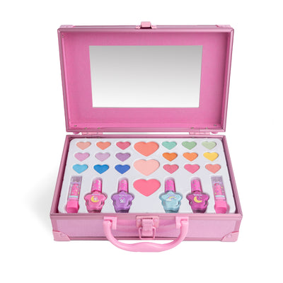 Martinelia Little Unicorn Perfect Traveller Case – 27-Piece Kids Makeup & Beauty Set