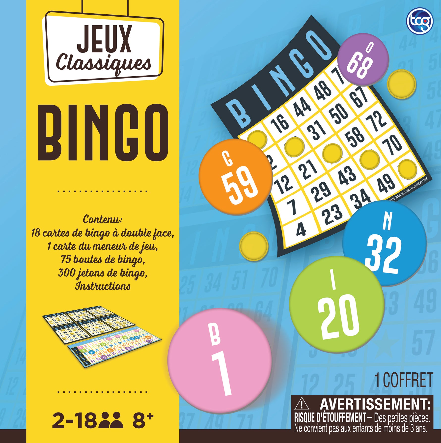 TCG Classic Bingo Game | Fun Number Game for Kids & Families UAE