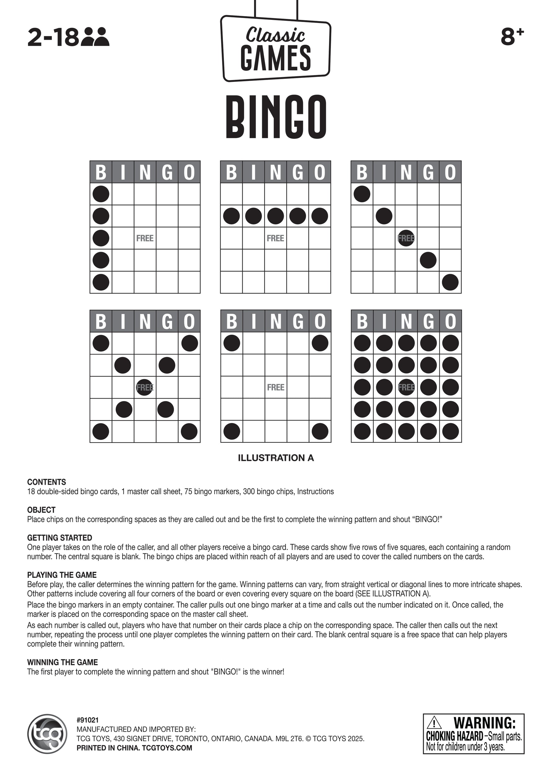 TCG Classic Bingo Game | Fun Number Game for Kids & Families UAE