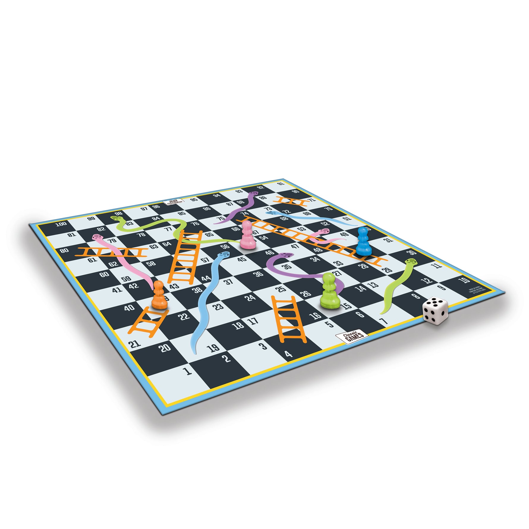 TCG Classic Games Snakes & Ladders | Family Board Game for Kids 3+