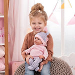 BAYER Baby Doll Reborn 38cm – Pink | Soft Realistic Newborn Doll