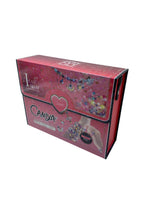 Caniya 4-in-1 DIY Beads Jewelry Making Kit with Book-Shaped Case for Girls