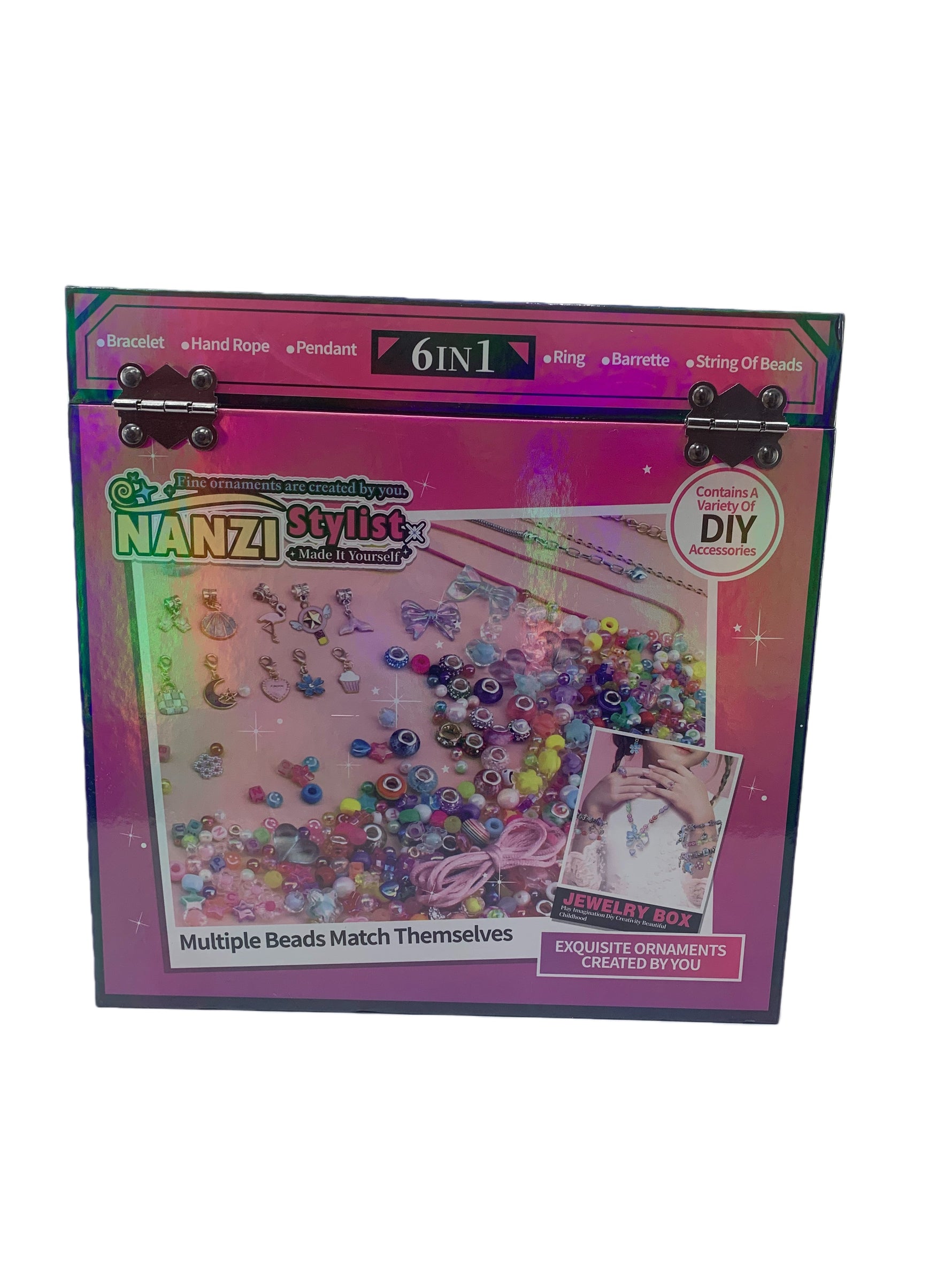 Caniya DIY 6-in-1 Nanzi Stylist Doll Make It Yourself Kit for Girls