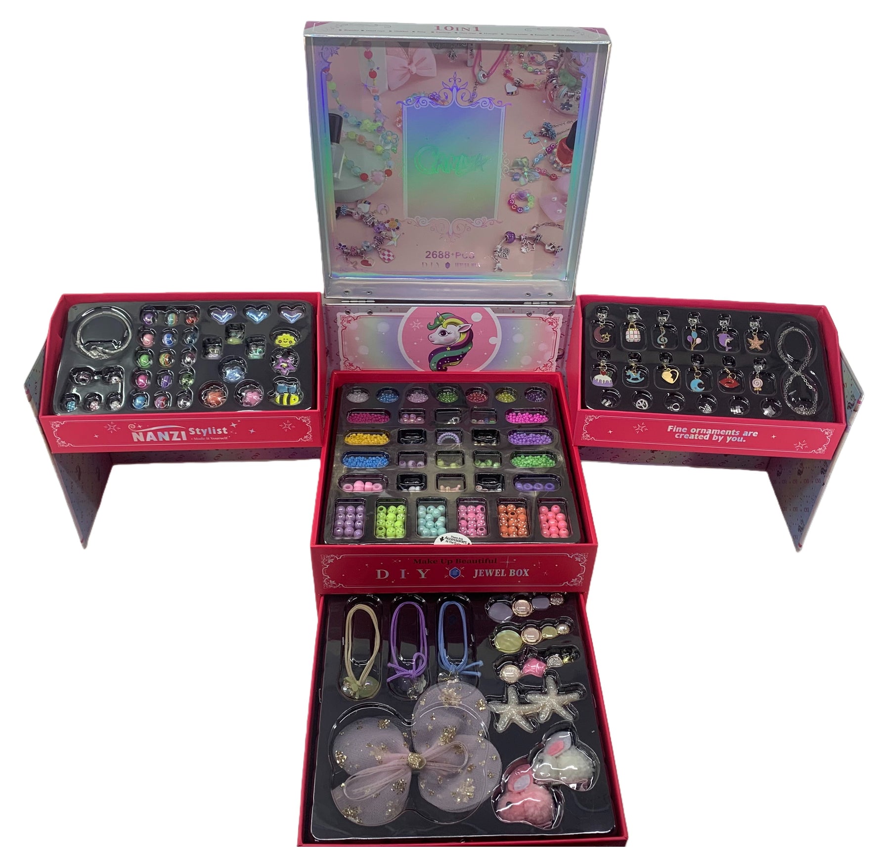 Caniya DIY 10-in-1 Nanzi Stylist Make It Yourself Kit for Girls