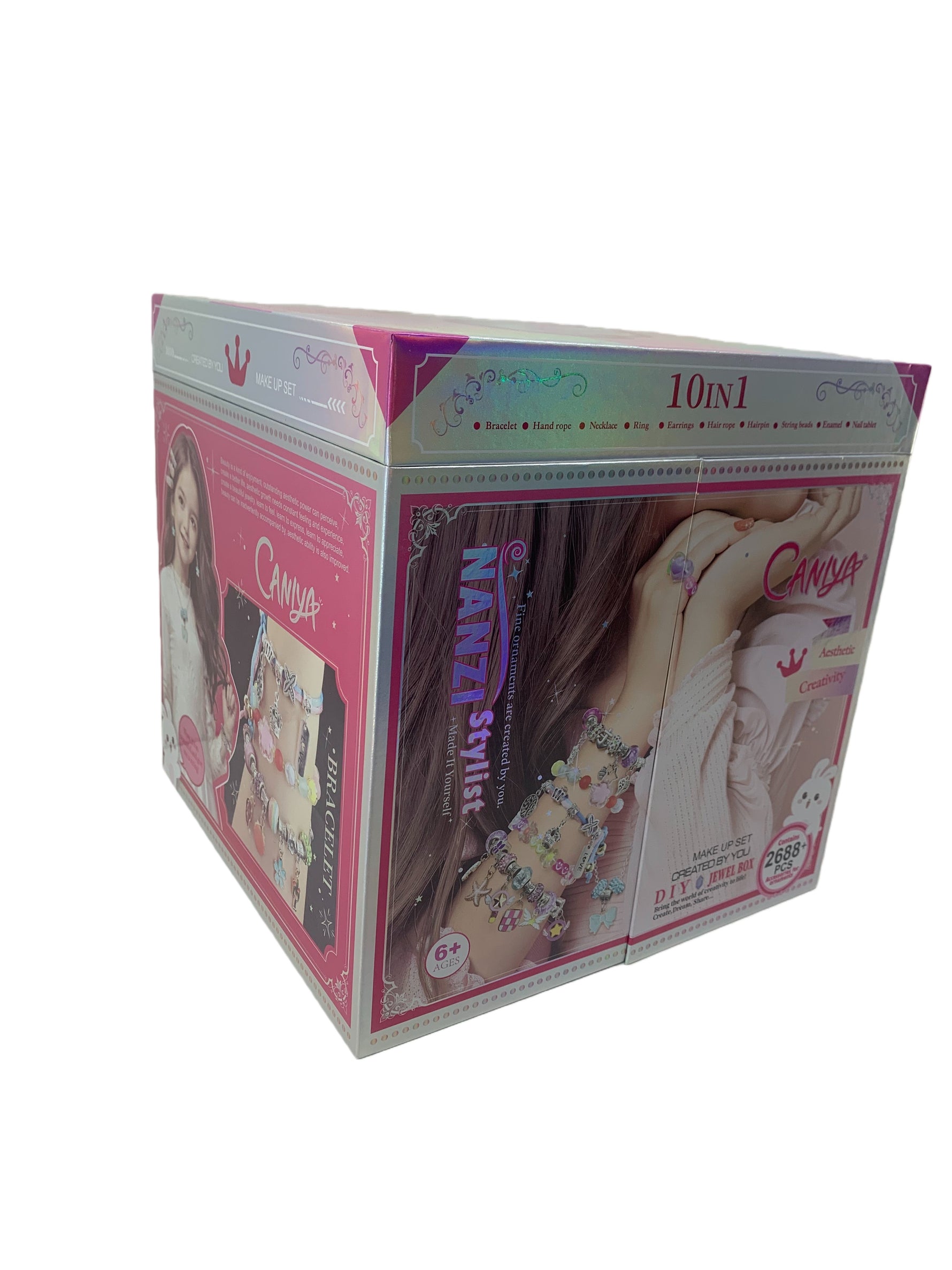 Caniya DIY 10-in-1 Nanzi Stylist Make It Yourself Kit for Girls