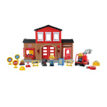 Play Go Fire Station Playset – Battery Operated Rescue Role Play Toy