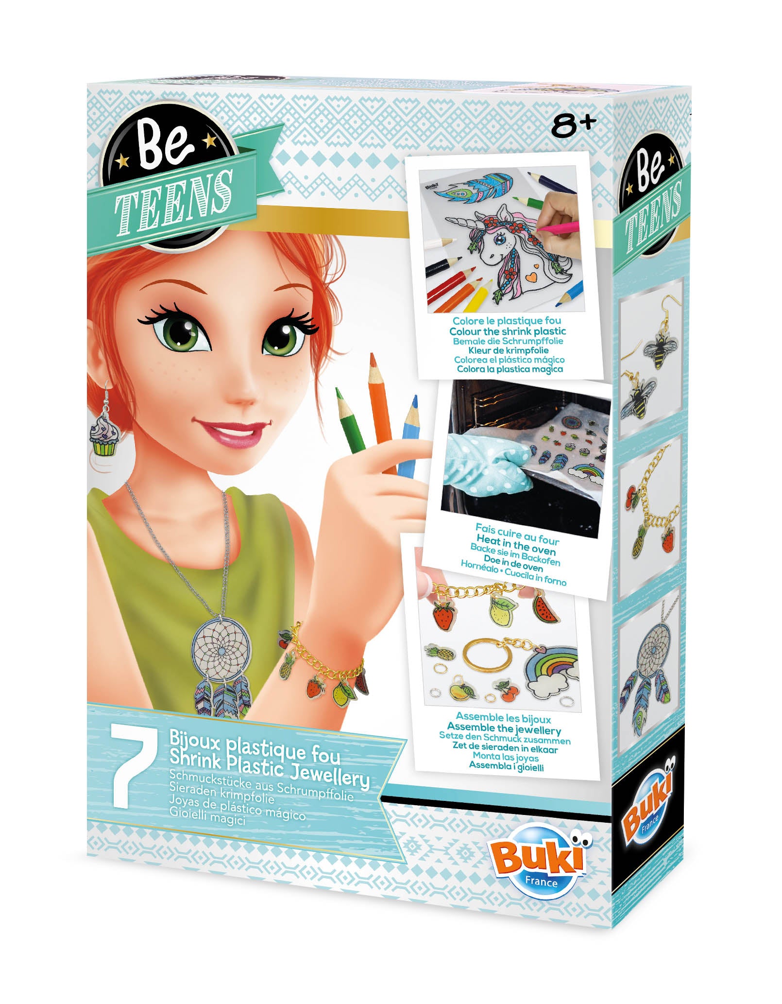 BUKI Shrink Plastic Jewellery Making Kit for Girls