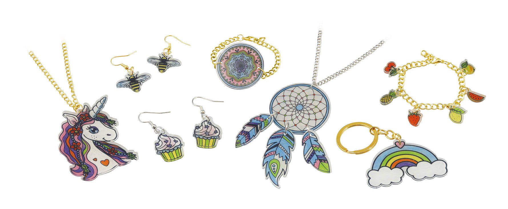 BUKI Shrink Plastic Jewellery Making Kit for Girls