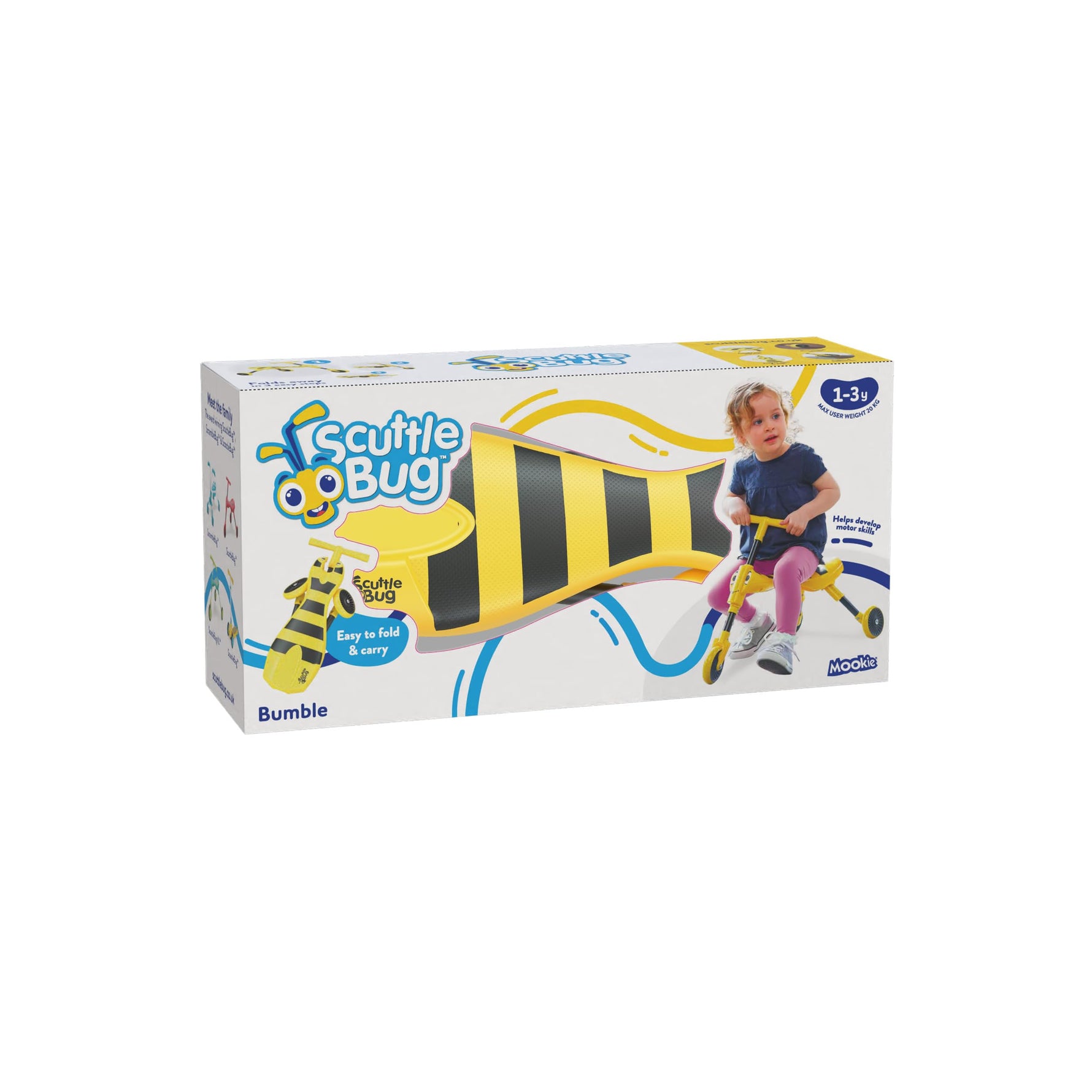 Mookie Scuttle Bug Bumble – Yellow & Black