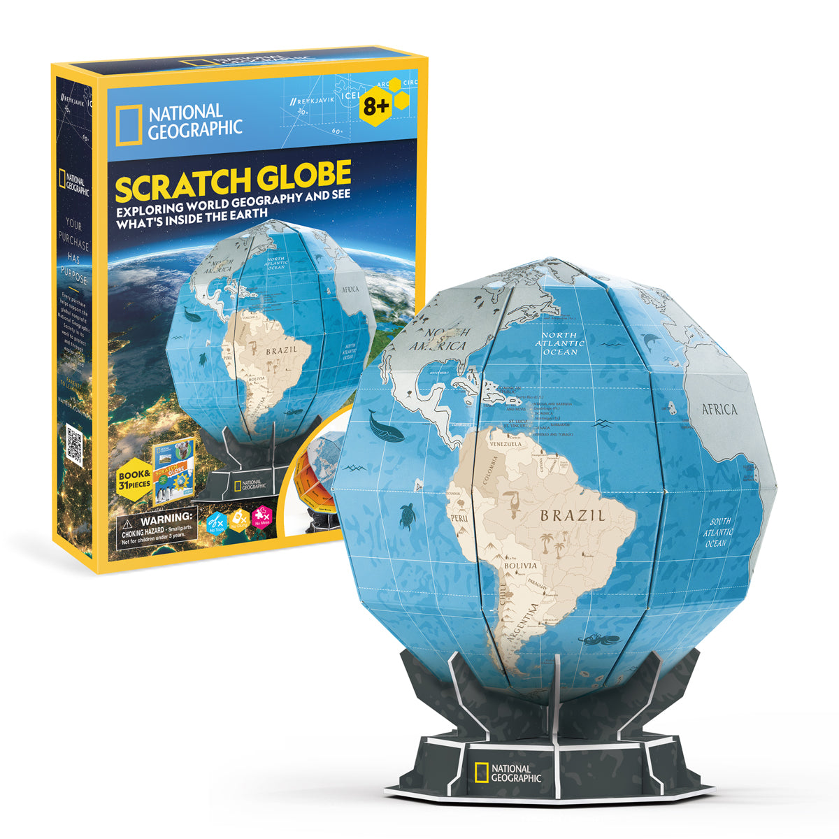 National Geographic Scratch Globe