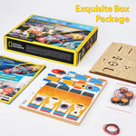 National Geographic 2-in-1 Blast-Off Rocket & Racing Car