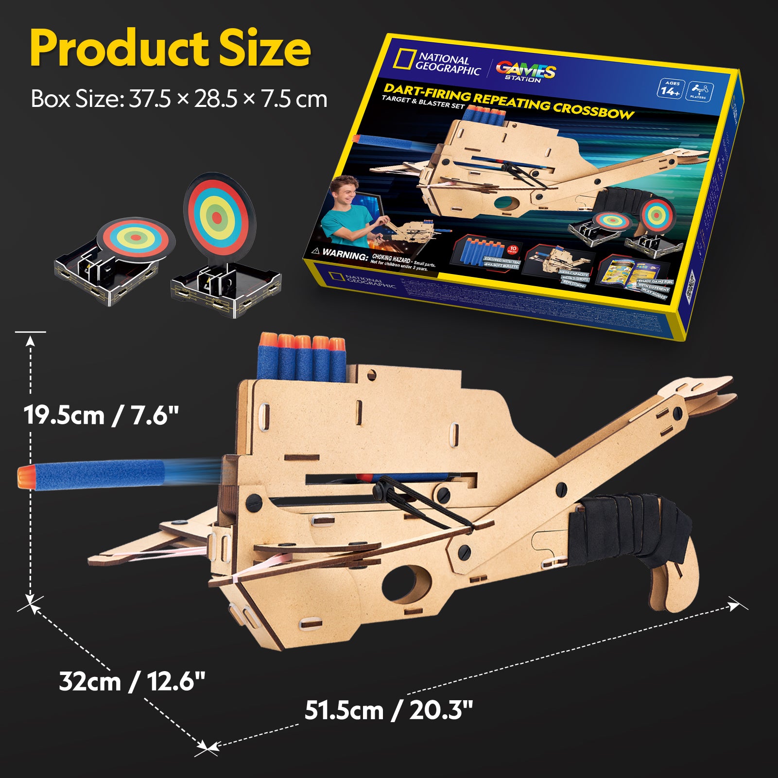 National Geographic Dart-Firing Repeating Crossbow