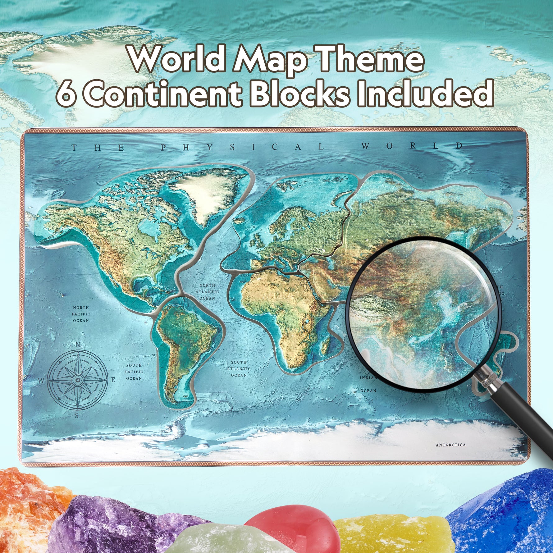 Cubic Fun Rocks & Minerals of the World – 100 Gemstones Collection