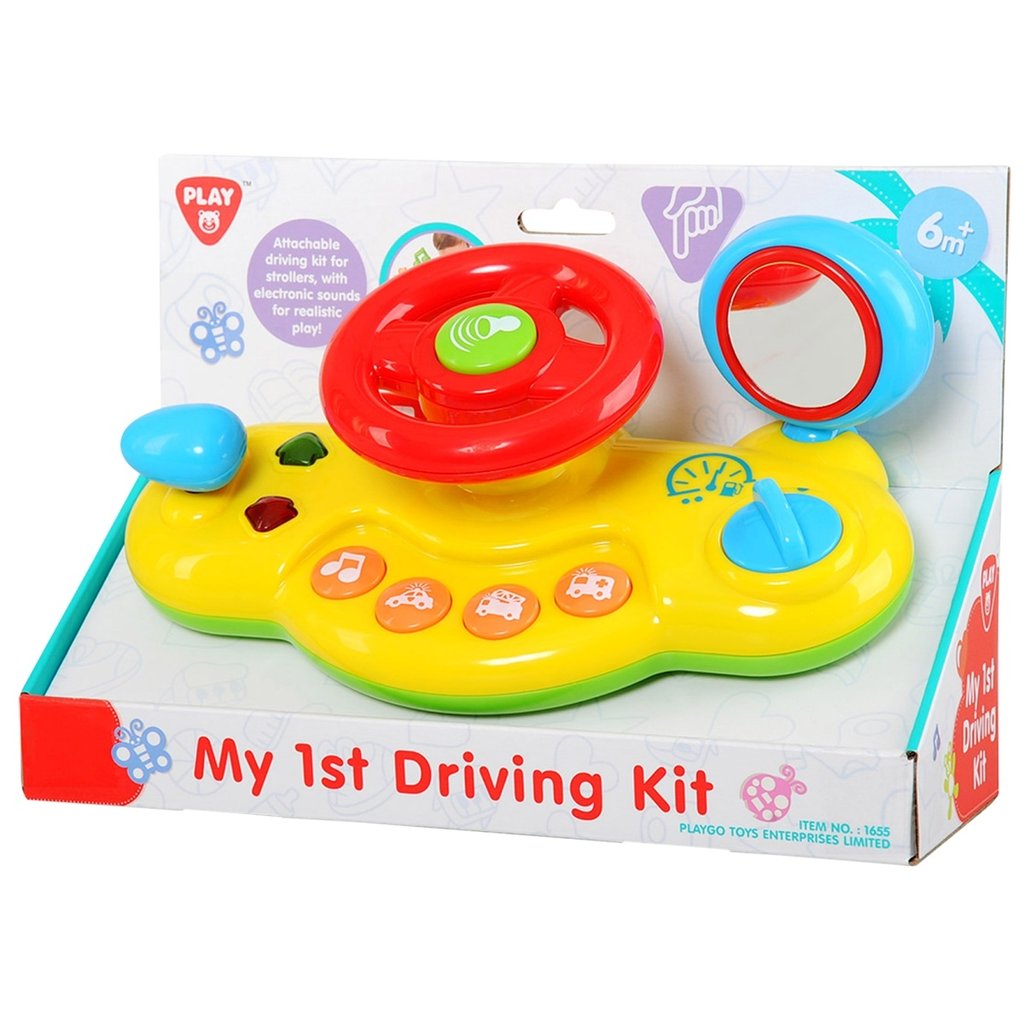 Play Go My 1st Driving Kit – Pretend Play Steering Wheel Toy