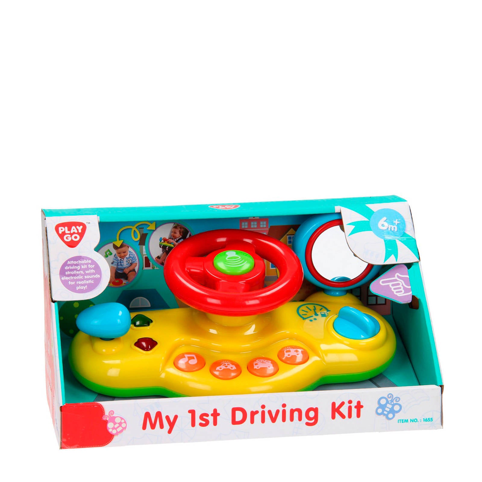 Play Go My 1st Driving Kit – Pretend Play Steering Wheel Toy