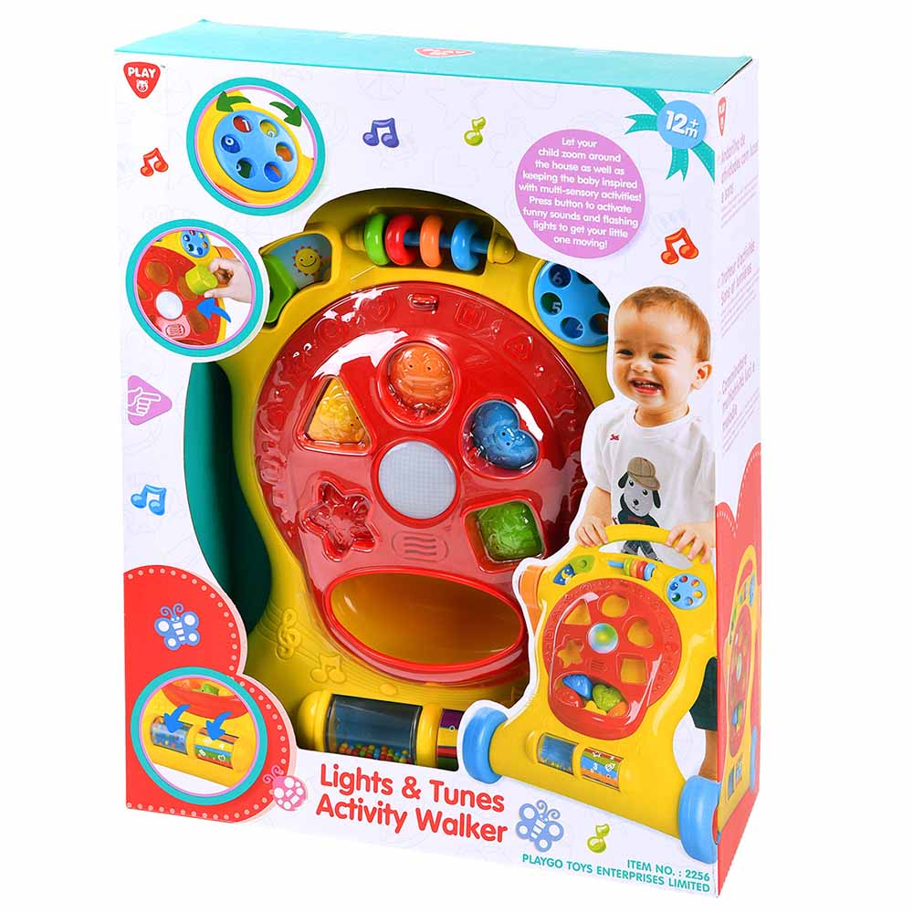 Play Go Lights & Tune Activity Walker – Battery Operated Baby Walker Toy