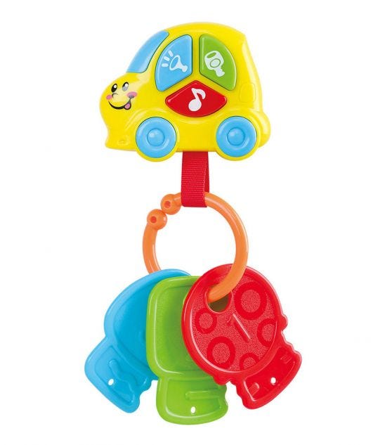 PLAY GO KEY CHAIN ACTIVITIES B/O (3 BASIC KEYS, LDPE)