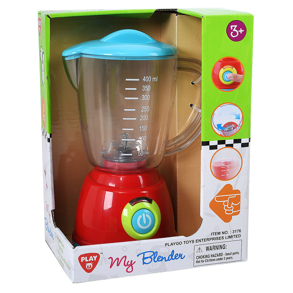 Play Go My Blender – Battery-Operated Pretend Play Kitchen Toy Set (3 Pcs)
