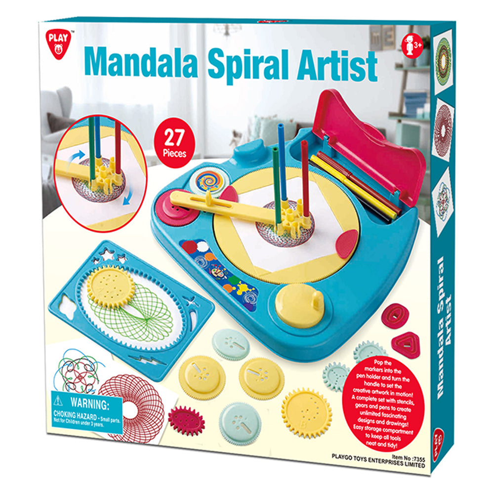 PLAY GO MANDALA SPIRAL ARTIST - 27 PCS