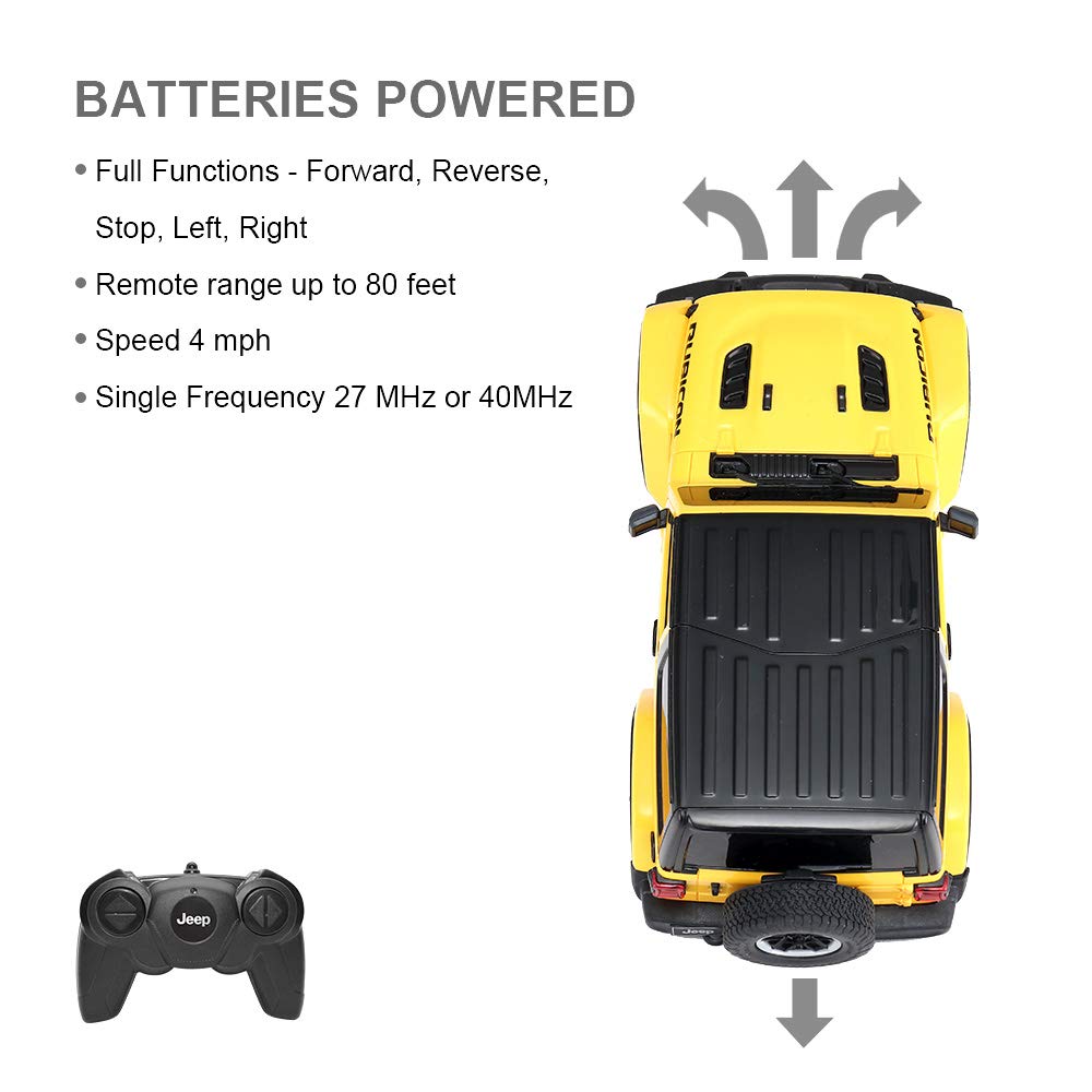 RASTAR 1:24 Jeep Wrangler JL RC Car