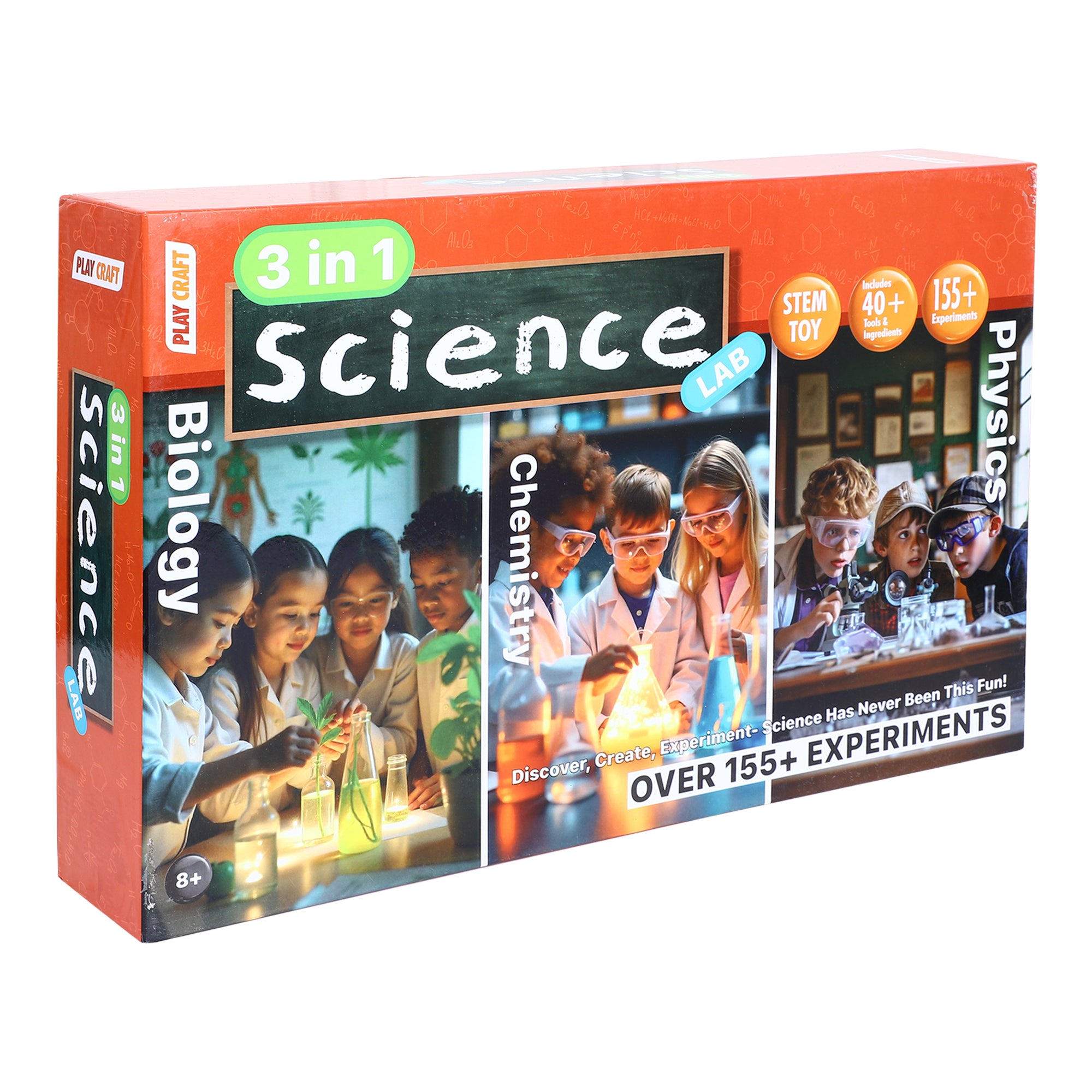 Play Craft 3-in-1 Science Lab – 155+ Experiments