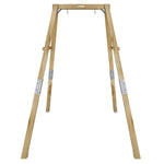 Growing Giraffe Wooden Swing Set | Height-Adjustable Frame for Toddlers | LK77