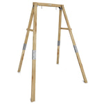 Growing Giraffe Wooden Swing Set | Height-Adjustable Frame for Toddlers | LK77