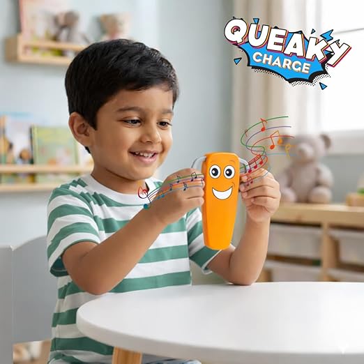 BLIX Queaky Charge – Rechargeable STEM Circuit Toy (Orange)
