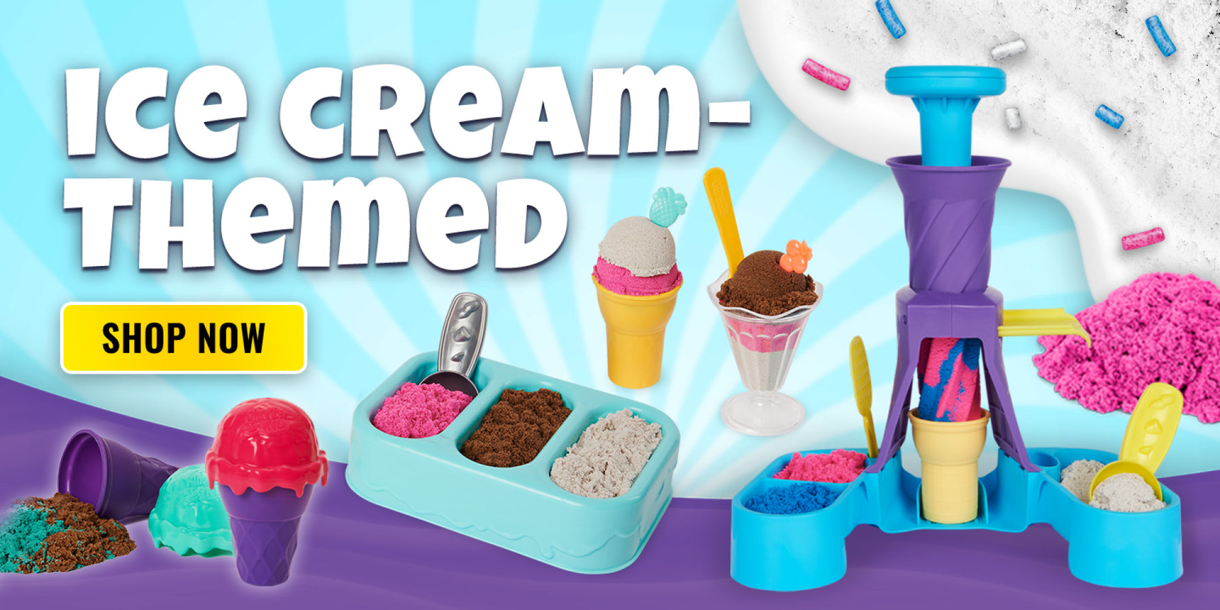 Kinetic Sand Soft Serve Station