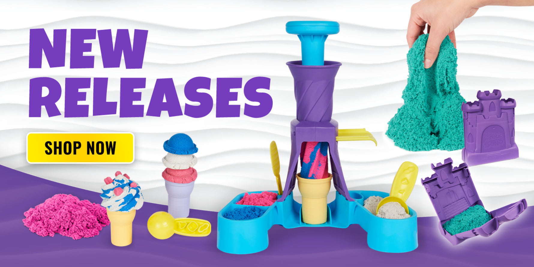 Kinetic Sand Soft Serve Station