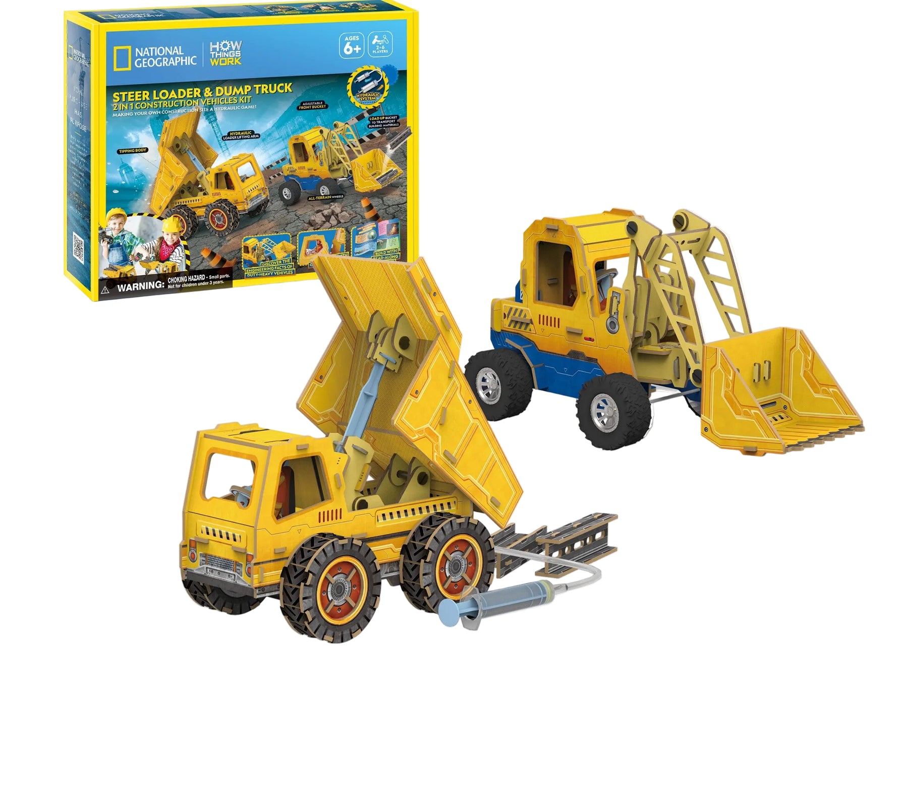 National Geographic Steer Loader & Dump Truck