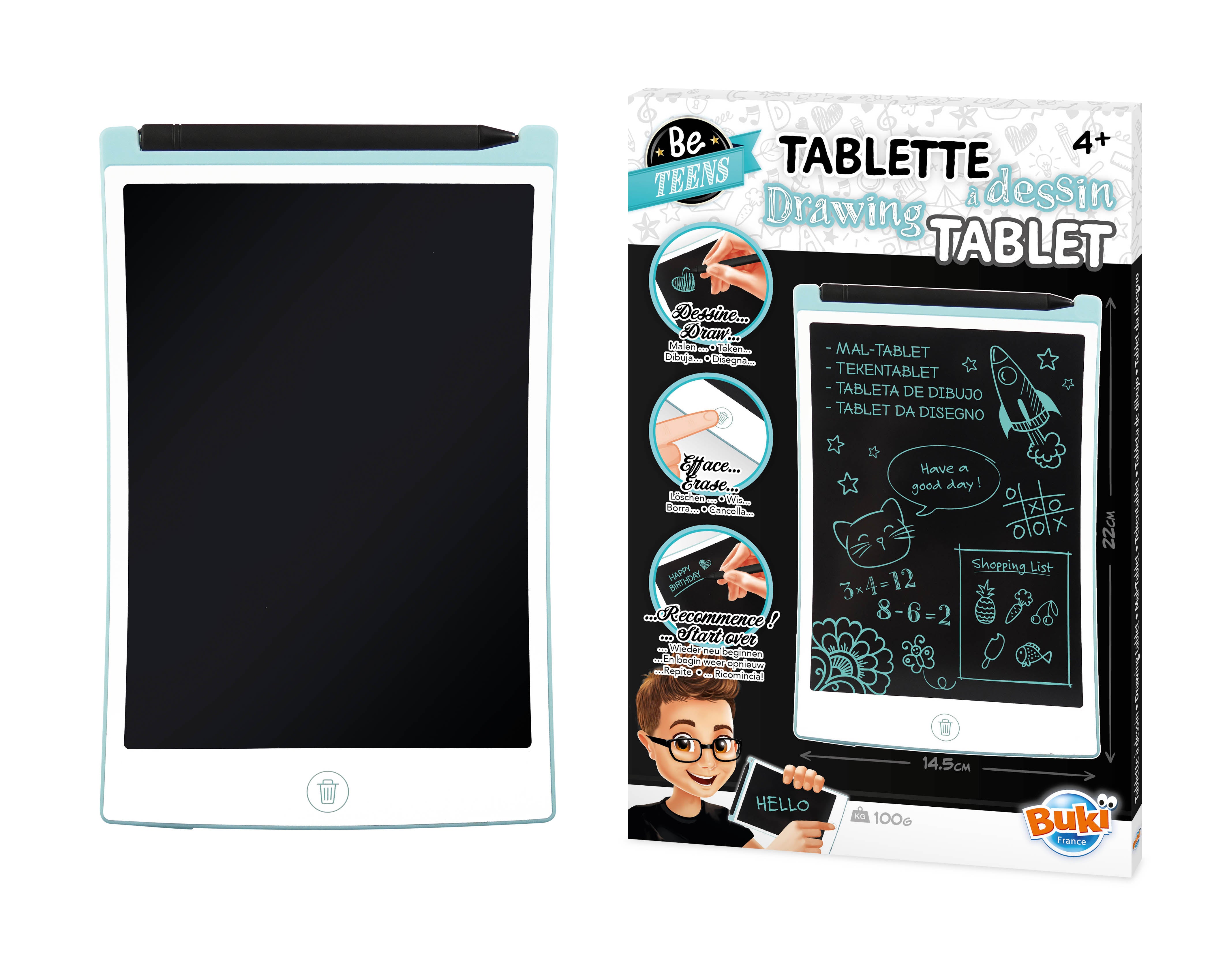 BUKI Drawing Tablet for Kids | Creative Art Set for Girls