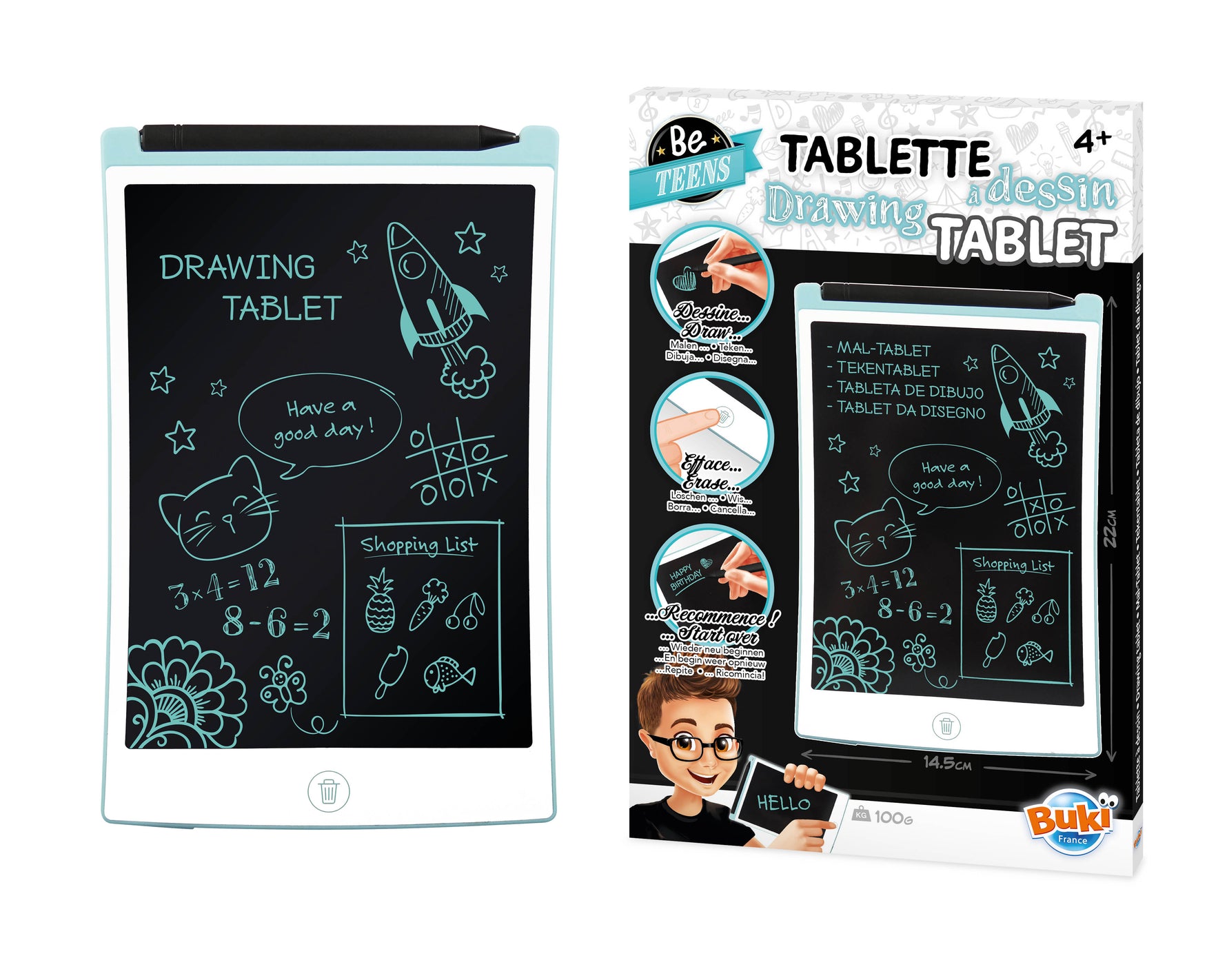 BUKI Drawing Tablet for Kids | Creative Art Set for Girls